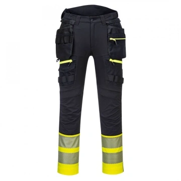 Pantaloni elastici reflectorizanti cu buzunare detasabile Portwest DX4