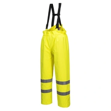 Pantaloni reflectorizanti de iarna, captusiti Bizflame Rain ignifugi, antistatici Portwest