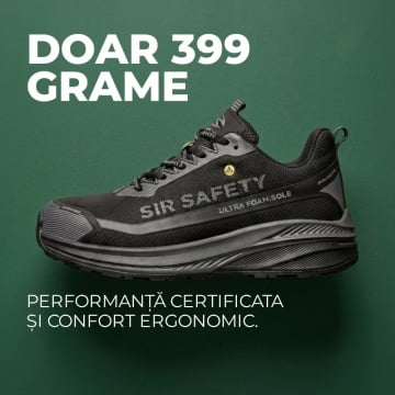 Pantofi de lucru comozi: ultra usori si respirabili S1P | confort maxim Sir Safety - Img 3