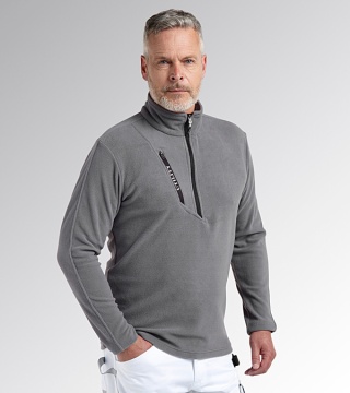 Pulover calduros micropolar confortabil Litework gri Diadora Utility