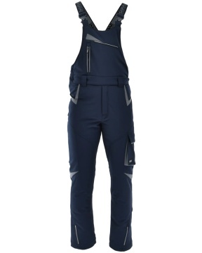 Salopeta de lucru iarna Softshell cu captuseala | gri-bluemarin - Img 3