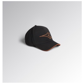 Sapca baseball negru-portocaliu Diadora Utility - Img 3
