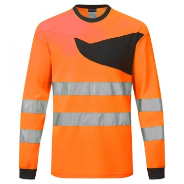 Tricou cu maneca lunga reflectorizant Portwest Hi-Vis PW2 - Img 3