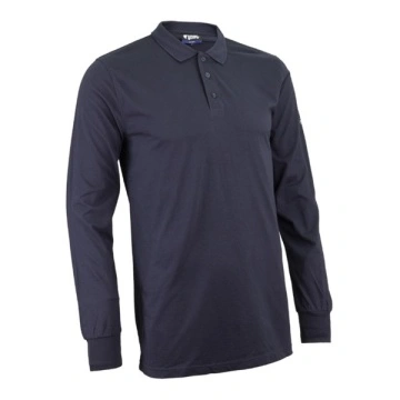 Tricou ignifug cu maneci lungi, bleumarin