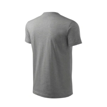 Tricou unisex clasic din bumbac 160g/m2 gri - Img 3