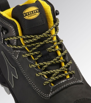 Bocanci de protectie piele nubuc Diadora CLASSIC S3, negri - Img 4