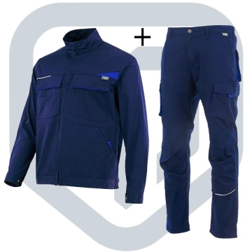 Costum de lucru mecanici: Pantaloni elastici si Jacheta Sara