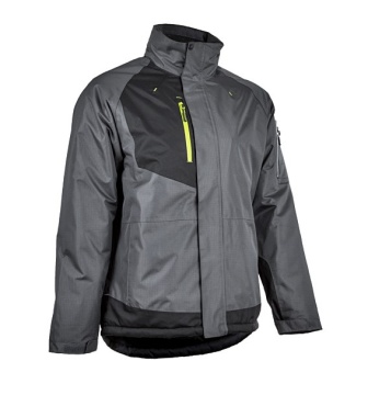 Geaca Iarna material Ripstop Gri-negru - Img 1