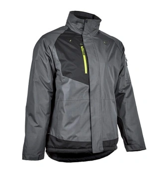 Geaca Iarna material Ripstop Gri-negru - Img 2