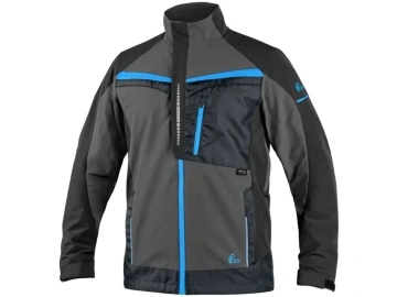 Jacheta de lucru elastica si rezistenta cu cordura, gri-neagra| CXS NAOS
