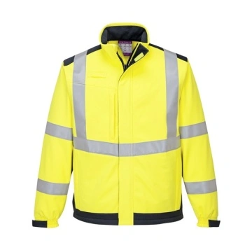 Jacheta softshell reflectorizanta Multi Norm galben fluorescent Portwest