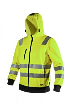 Lichidare: Ultimele marimi - Hanorac reflectorizant galben fluorescent