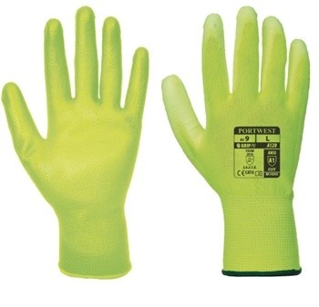 Manusi protectie nailon imersate poliuretan negru subtiri Portwest - Img 3