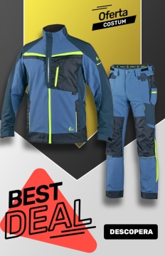 Ofertă Costum de Lucru Bărbați – Pantaloni și Jachetă Elastici cu Cordura | CXS NAOS - Img 5