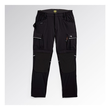 Pantaloni de lucru rezistenti Tech performance negru Diadora Utility - Img 7