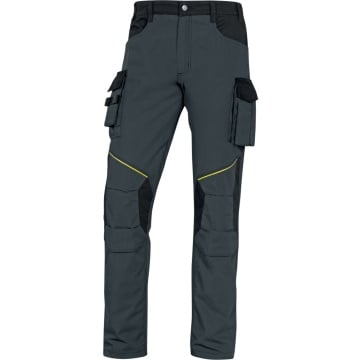 Pantaloni elastici si rezistenti | Delta Plus | Gri-Negru - Img 1