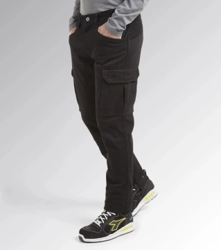 Pantaloni lucru iarna grosi Stretch negru Diadora - Img 5