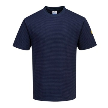 Tricou ESD antistatic, usor si confortabil, bleumarin Portwest