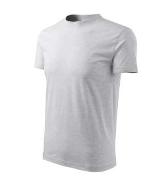 Tricou unisex clasic din bumbac 160g/m2 gri - Img 4