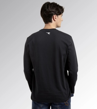 Bluza cu maneca lunga din bumbac organic Mono Diadora Utility - Img 2