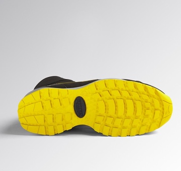 Bocanci de protectie Diadora Glove S3 piele cu bombeu metalic negru/galben - Img 4