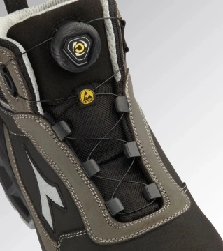 Bocanci Diadora comozi din piele SHARK QUICK S3S FO SR SC ESD | cu inchidere rapida - Img 6