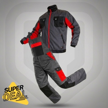 Costum de lucru salopeta pieptar si jacheta de vara CXS | Best Seller