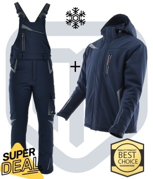 Cotum de lucru iarna Sara Softshell: Geaca si Salopeta captusita