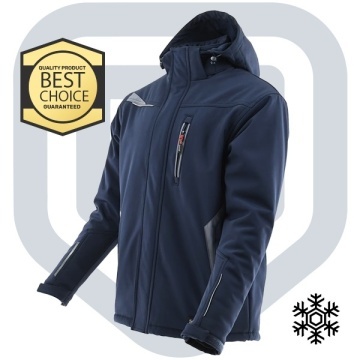 Geaca de lucru iarna cu captuseala Sara | gri-bluemarin, Best Seller