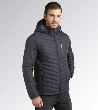 Geaca lucru de iarna usoara Oslo neagra Diadora Utility - Img 3
