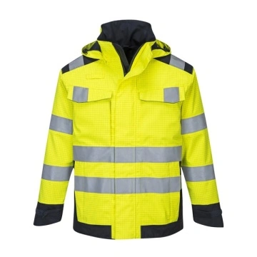 Jacheta reflectorizanta Multi Norm rezistenta galben fluorescent Portwest