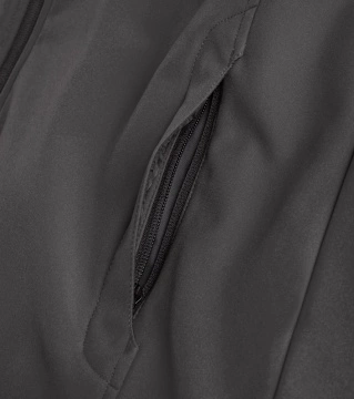 Jacheta softshell Sail gri cu gluga reglabila Diadora Utility - Img 4