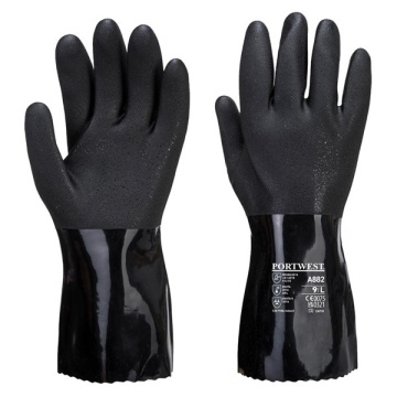 Manusi protectie chimica imersate PVC, ESD Portwest