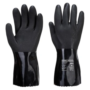 Manusi protectie chimica imersate PVC, ESD Portwest