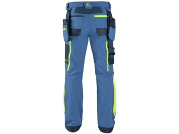 Pantaloni de lucru barbati elastici cu cordura, albastri | CXS NAOS - Img 4