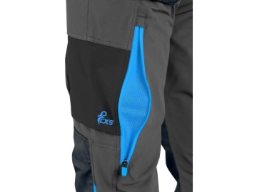 Pantaloni de lucru barbati elastici cu cordura, gri-negru | CXS NAOS - Img 5