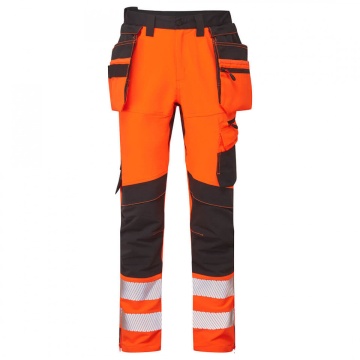 Pantaloni de lucru reflectorizanti elastici cu buzunare dedasabile Portwest Hi Vis DX4 - Img 3