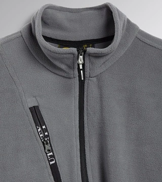 Pulover calduros micropolar confortabil Litework gri Diadora Utility - Img 3