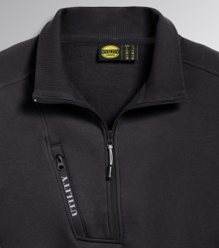Pulover HZ Litework confortabil negru Diadora Utiliity - Img 2