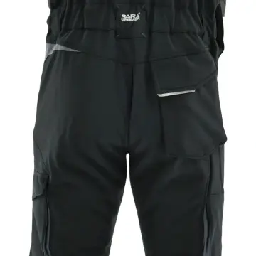 Salopeta de lucru iarna Softshell cu captuseala | gri-negru Sara - Img 2