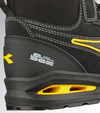 Bocanci de lucru Diadora din piele cu inchidere rapida BOA S3S FO SR SC ESD - Img 3