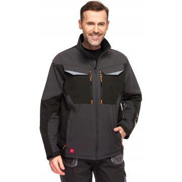 Geaca lucru sport primavara toamna Softshell neagra - Img 2