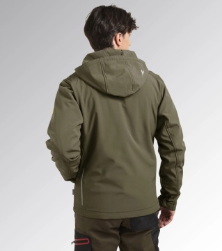 Jacheta de lucru softshell Sail cu gluga reglabila Diadora Utility - Img 5
