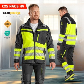 Jacheta reflectorizanta barbati, elastica | CXS NAOS - Img 2