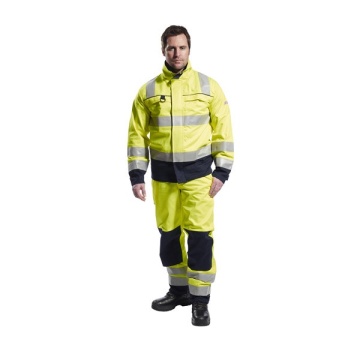 Jacheta reflectorizanta Multi Norm galben fluorescent Portwest - Img 2