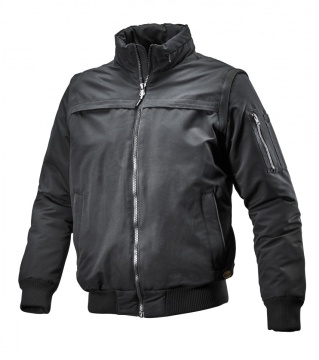 Lichidare: Ultima bucata - Jacheta Bomber Swat maneci detasabile neagra Diadora