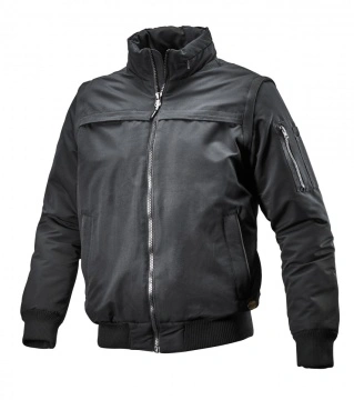 Lichidare: Ultima bucata - Jacheta Bomber Swat maneci detasabile neagra Diadora