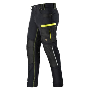 Pantaloni de lucru super elastici gri-negru - Img 1