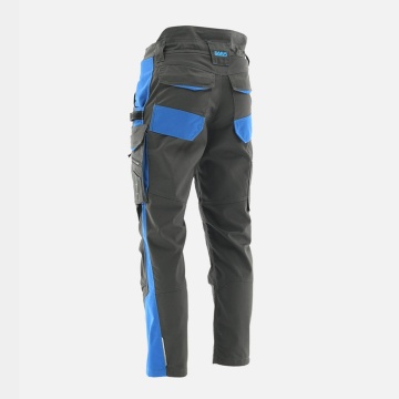 Pantaloni salopeta barbati | Functionala si rezistenta | gri-albastra - Img 3