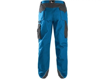 Pantaloni salopete de lucru CXS SIRIUS, barbati, albastru-gri - Img 5